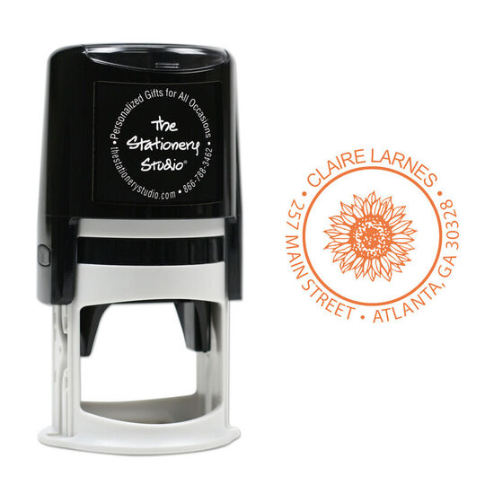 Sunflower Days Self Inking Stamper